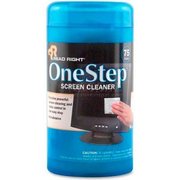 Advantus Read Right® One Step CRT Screen Cleaning Wipes, 75/Pack - REARR1409 RR1409